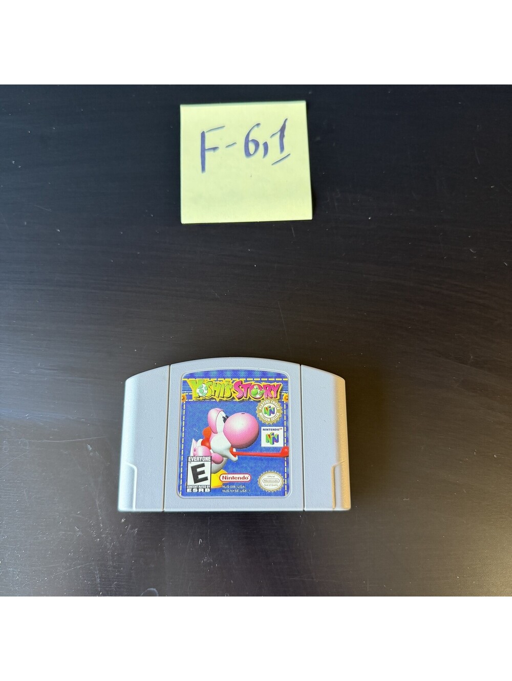 Yoshi's Story (Nintendo 64, 1998) N64 Game Cartridge - F-6,1